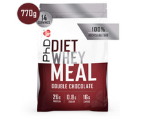 Load image into Gallery viewer, PhD Diet Whey Meal, High protein meal replacement shake (Double Chocolate) 770 g