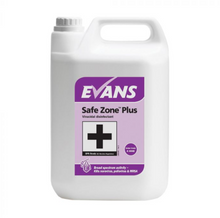 Load image into Gallery viewer, Evans Safe Zone Plus Virucidal Disinfectant 5 Litre RTU or 750ml