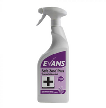 Load image into Gallery viewer, Evans Safe Zone Plus Virucidal Disinfectant 5 Litre RTU or 750ml