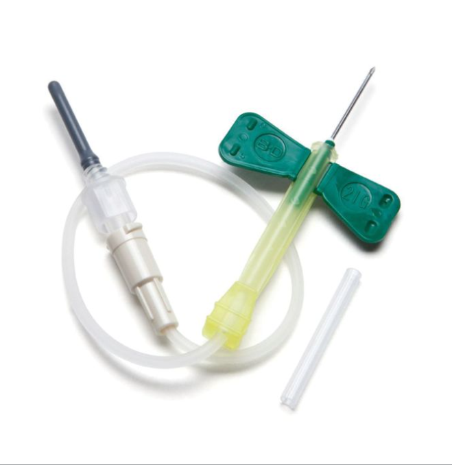 BD Vacutainer Safety Lok Blood Collection Set 21G with 178mm Tube (Box of 50)