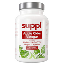 Load image into Gallery viewer, Raw Apple Cider Vinegar Capsules Tablets 1500mg, 180 Vegan Capsules Made from UK Grown Apples with The Mother, Keto Diet (60 Days Supply)
